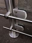 304 Stainless Steel Balustrade Posts For Tempered Glass Balcony Railing
