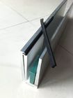 W45mm * H121mm Commercial Glass Balustrade Stair Railings / Handrails Position
