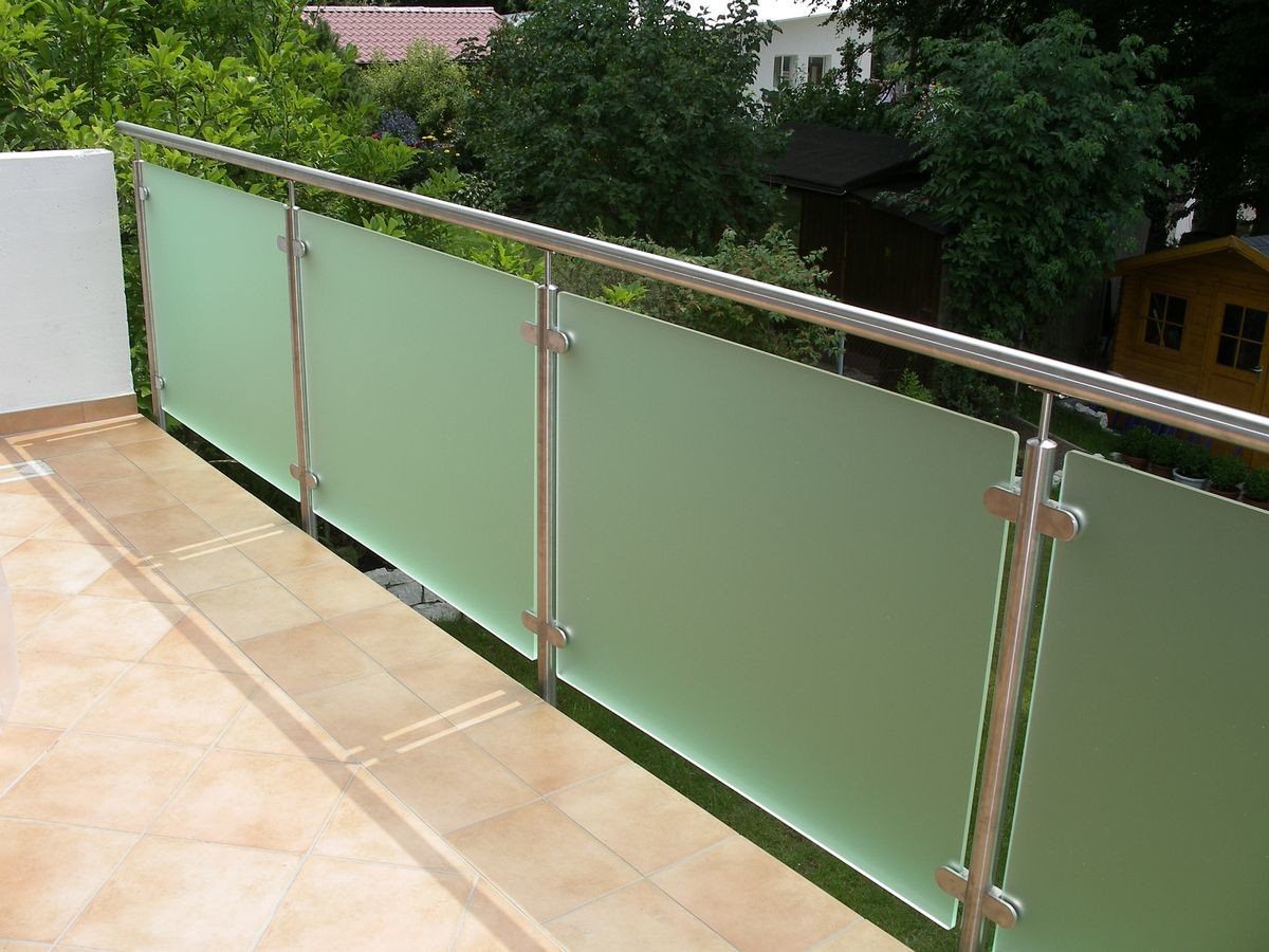 Easy Installation Glass Design Balcony Railing Balustrade 6mm - 12.76mm Glass Thickness