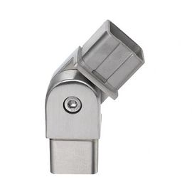 High Precision Square Stainless Steel Balustrade Adjustable Pipe Connector