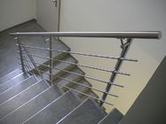 Stainless Steel Railing Components , Customizable Stainless Balustrade Posts