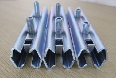 Double Screw Splice Locks , Galvanized Carbon Steel Tubular Handrail Connector