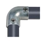 Anti Rust Iron Pipe Clamp Fittings , Galvanized 90 Degree Corner Elbow