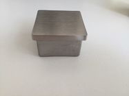 Square Tubular Stainless Steel Railing Components , Post End Caps 40×40mm