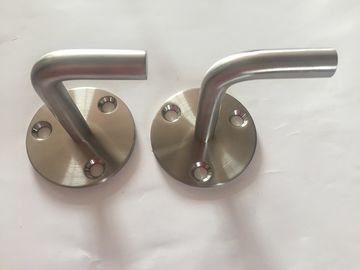 Stainless Steel Staircase Railing Components, Wall Mount Pipe Support