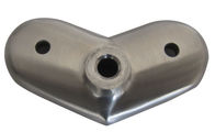 Satin / Mirror Stainless Steel Railing Components , 135 Degree Corner Saddle