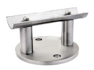 Durable V2A V4A Wall Mount Bracket For Stainless Steel Railing Balusters