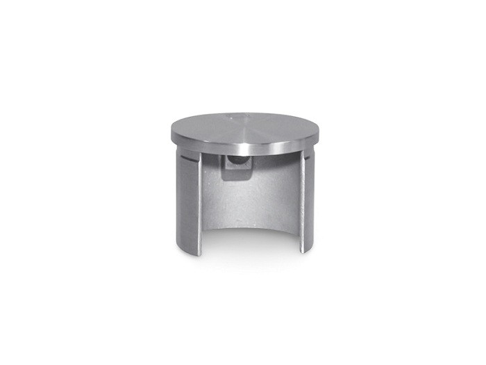 Slotted Stainless Steel End Caps Eco Friendly For Glass Handrail / Fencing