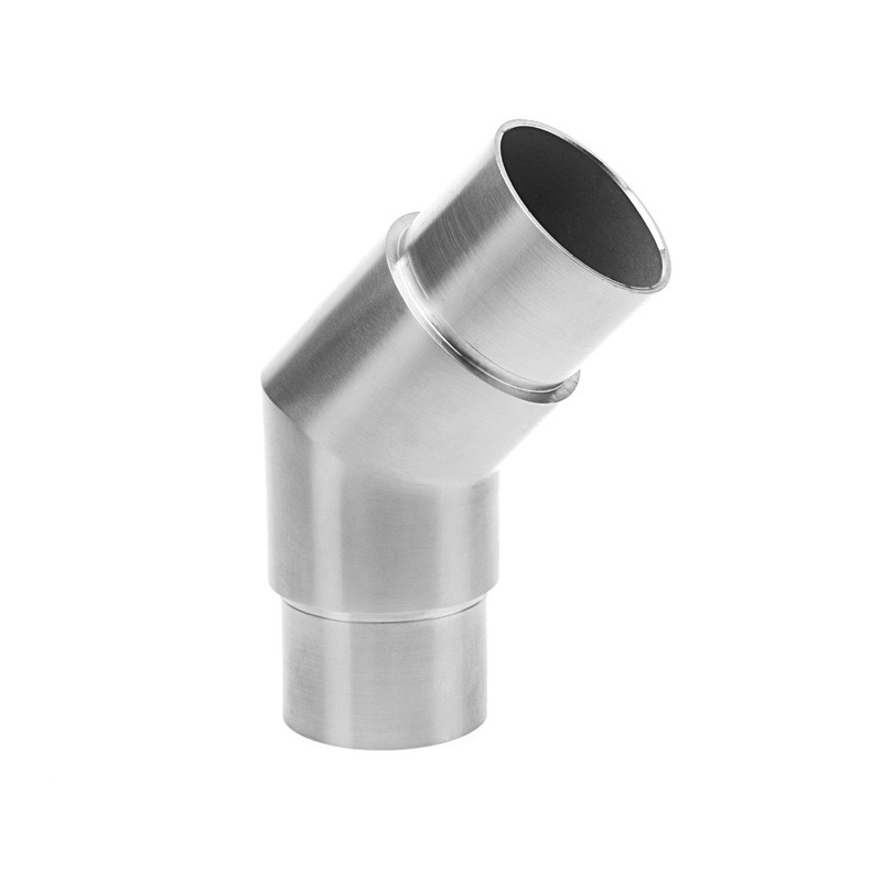 Stainless Steel Banister Rail 135° Angle Tube Connector for Handrails