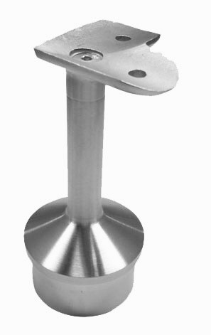 Inox 90 Degree Corner Pipe Support  for Stainless Steel Balcony Railing