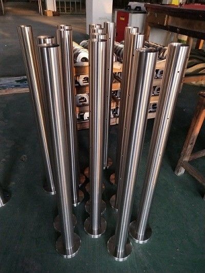 Durable Stainless Steel Balustrade Posts , Stainless Steel Railing Components