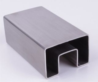 V2A V4A Stainless Steel Square Tubing , Customizable SS Slotted Pipe